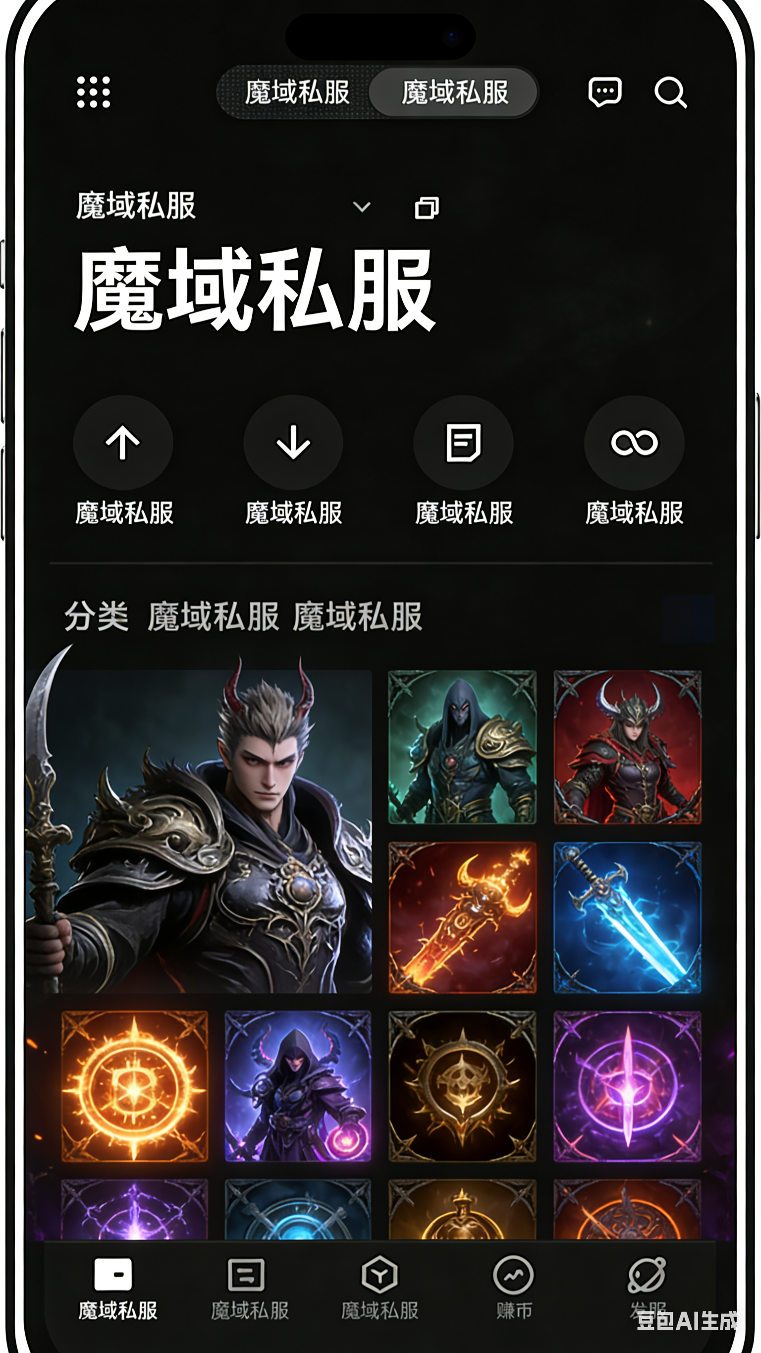 魔域SF成就进度界面